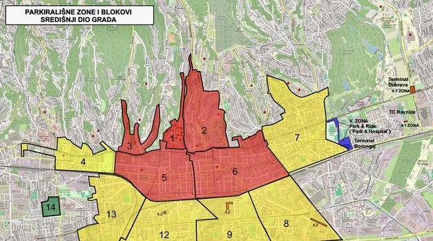 Umjesto jedne crvene zone bit će ih 6, umjesto jedne žute čak 7 - novi parking model u ZG već od 26. listopada