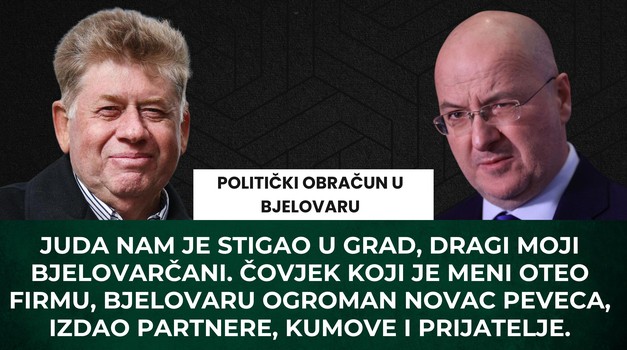 Radiću, e nećeš preko mog kućnog praga! Ne dam ti Bjelovar! Natjerao si me u politiku i stradati ćeš i to ne samo na mom terenu!